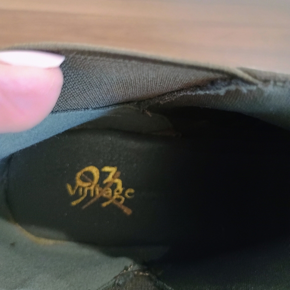 Stylish Brownish/Green Heeled Ankle Boots - Picture 6 of 6